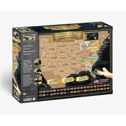 Scratch Off Puzzle: USA Travel Map (Clearance)