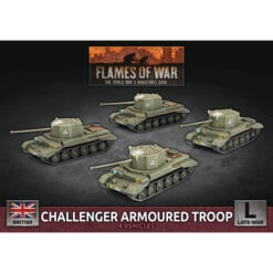 Flames Of War WW2: British - Challenger Armoured Troop (Last Chance)