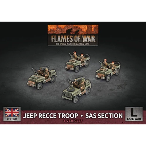 Flames Of War WW2: British - Jeep Recce Troop/SAS Section