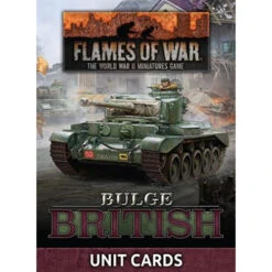 Flames Of War WW2: Bulge - British Unit Cards
