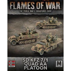 Flames Of War: WW2 - Sd Kfz 7/1 Quad AA Platoon