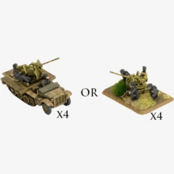 Flames Of War: WW2 - SdKfz 10/4 Light AA Platoon (Last Chance)