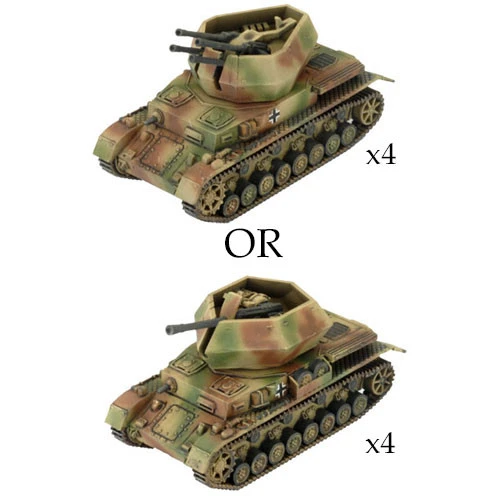 Flames Of War: German - Armoured AA Tank Platoon