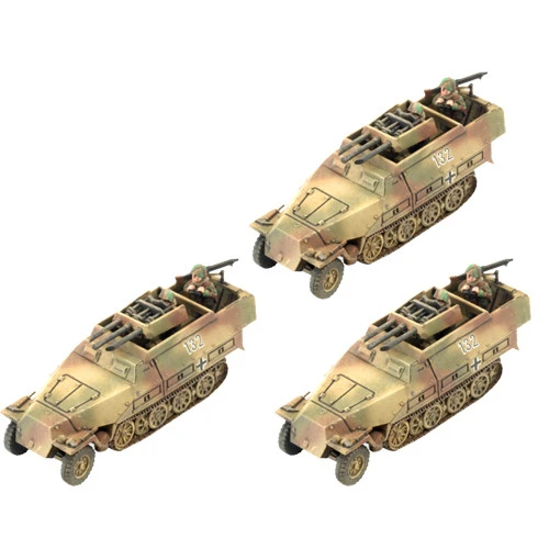 Flames Of War WW2: German - Armoured Flak Platoon