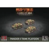 Flames Of War WW2: Panzer II Tank Platoon