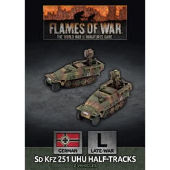 Flames Of War WW2: Sd Kfz 251 Uhu Half-tracks