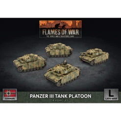 Flames Of War WW2: Panzer III Tank Platoon