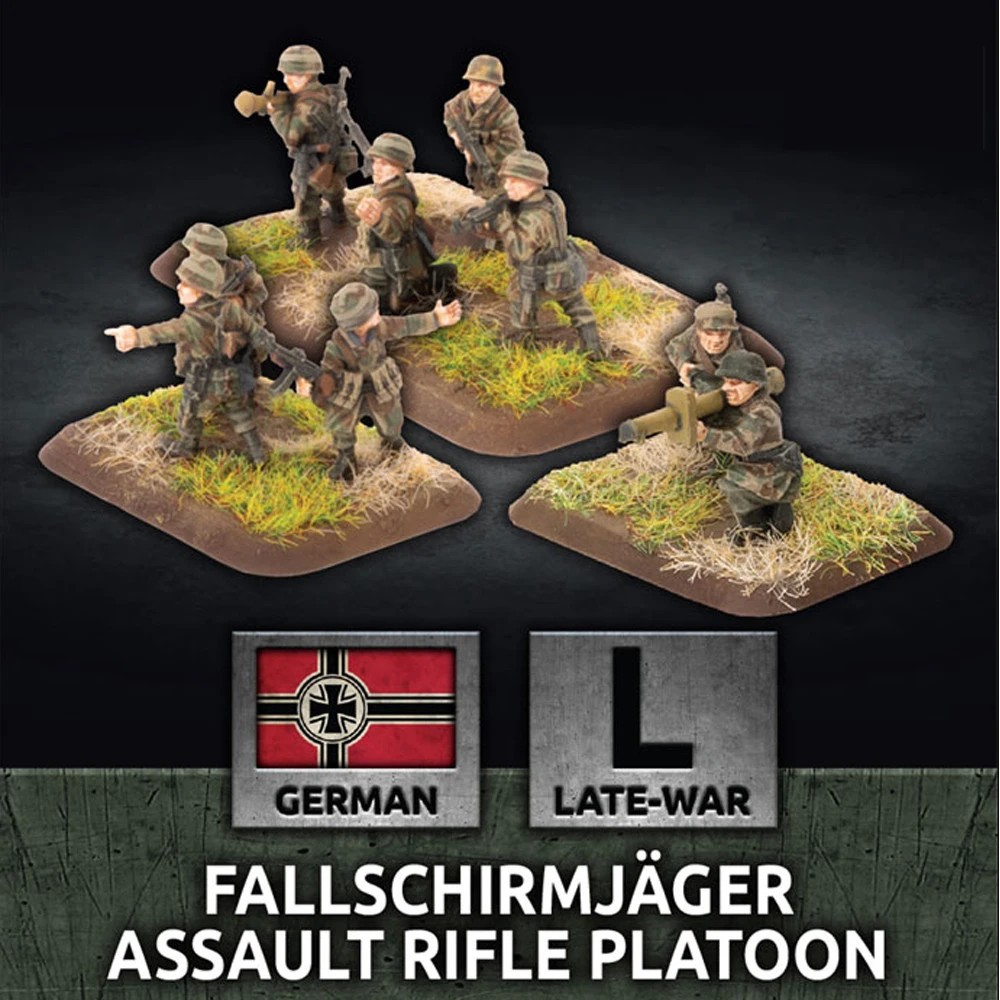 Flames Of War WW2: German - Fallschirmjager Assault Rifle Platoon