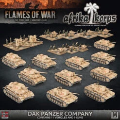 Flames Of War WW2: German - DAK Panzer Company