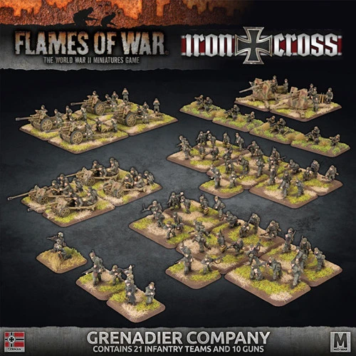 Flames Of War WW2: German - Iron Cross Grenadier Company
