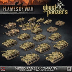 Flames Of War WW2: German - Ghost Panzers Mixed Panzer Company
