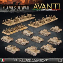 Flames Of War WW2: Italian - M14/41 Tank Company