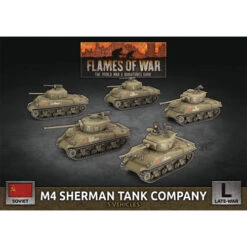 Flames Of War WW2: Soviet - M4 Sherman Tank Company