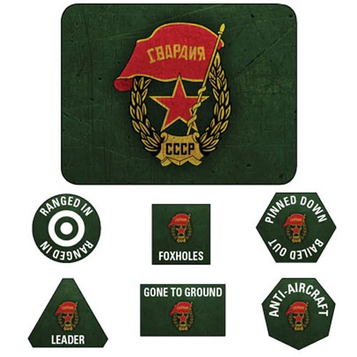 Flames Of War: Soviet Guards Tokens & Objectives