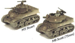 Flames Of War: WW2 - M5 Stuart Light Tank Platoon