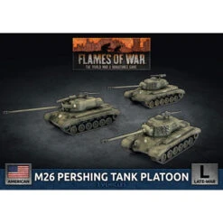 Flames Of War WW2: M26 Pershing Tank Platoon