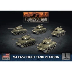 Flames Of War WW2: M4 Easy Eight Tank Platoon
