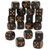 Games Workshop Warhammer 40K: Kill Team - Ork Kommandos Dice (20) (Last Chance)