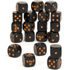 Games Workshop Warhammer 40K: Kill Team - Ork Kommandos Dice (20) (Last Chance)