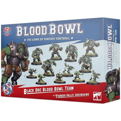 Games Workshop Blood Bowl: Black Orc Team - Thunder Valley Greenskins