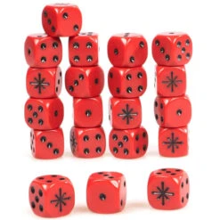 Games Workshop Warhammer 40K: Chaos Space Marines Dice (20)