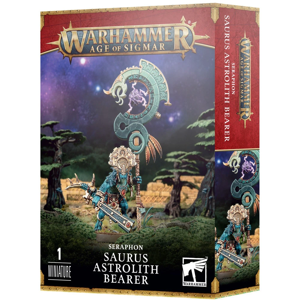 Games Workshop Warhammer Age Of Sigmar: Seraphon - Saurus Astrolith Bearer