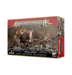 Games Workshop Warhammer Age Of Sigmar: Orruk Warclans - Man-Skewer Boltboyz