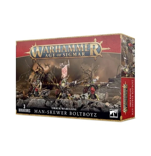 Games Workshop Warhammer Age Of Sigmar: Orruk Warclans - Man-Skewer Boltboyz
