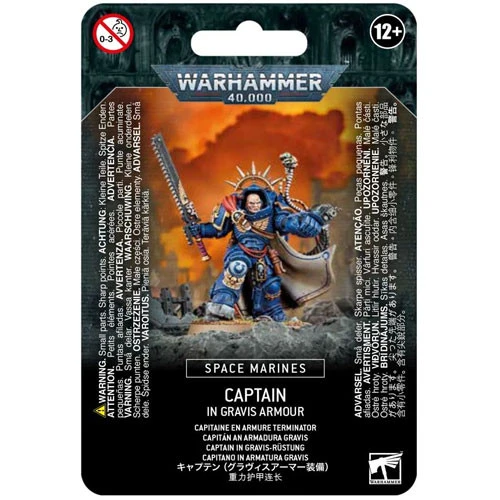 Games Workshop Warhammer 40K: Space Marines - Captain In Gravis Armour