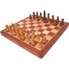 Chess: Inlaid Sheesham Folding Set (14") (Clearance)